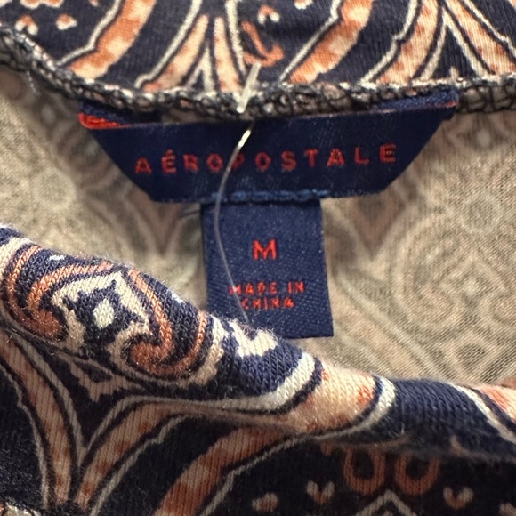 Aeropostale - Sleeveless Patterned Halter Mini Dress (Size M) - Picture 8 of 14